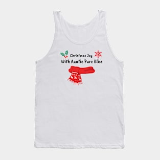 Christmas joy with Auntie, pure bliss Tank Top